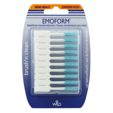 Щітки для міжзубних проміжків Dr. Wild Emoform Brush'n clean безметалеві 50 шт. (7611841701099)
