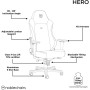 Крісло ігрове Noblechairs Hero Fallout Vault Tec Edition (NBL-HRO-PU-FVT)