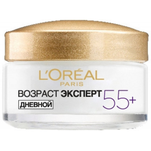 Крем для обличчя L'Oreal Paris Вік експерт 55+ проти зморшок денний 50 мл (3600522058922/3600524033224)