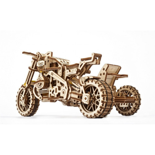 Конструктор Ugears Scrambler UGR-10 з мотоколяскою (70137)