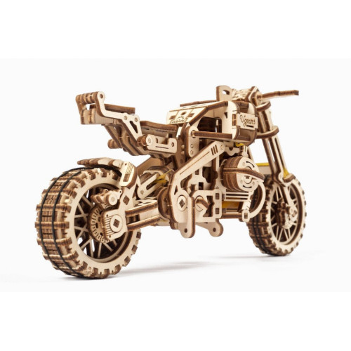 Конструктор Ugears Scrambler UGR-10 з мотоколяскою (70137)