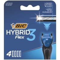 Змінні касети Bic Flex 3 Hybrid 4 шт. (3086123480926)