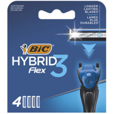 Змінні касети Bic Flex 3 Hybrid 4 шт. (3086123480926)
