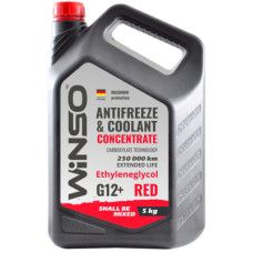 Антифриз WINSO COOLANT CONCENTRATE WINSO RED G 12+ концентрат 5kg (880990)