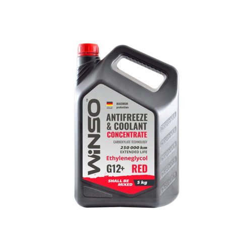 Антифриз WINSO COOLANT CONCENTRATE WINSO RED G 12+ концентрат 5kg (880990)