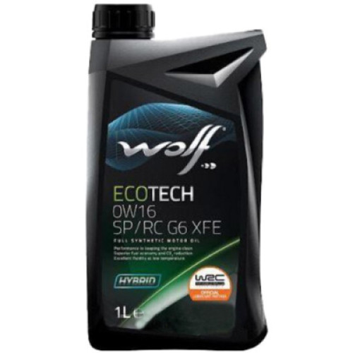 Моторна олива Wolf ECOTECH 0W16 SP/RC G6 XFE 1л (1047248)