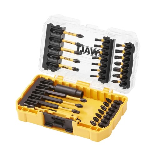 Набір біт DeWALT EXTREME FLEXTORQ, Phillips,Pozidriv,Torx, Slotted,Pz3, T25, 32 шт, кейс (DT70743T)