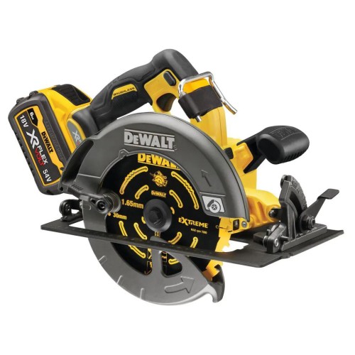 Дискова пила DeWALT 54В XR FLEXVOLT Li-lon, диск 190х30 мм, 2x2Ah, 3.6 кг, кейс TSTAK (DCS578T2)