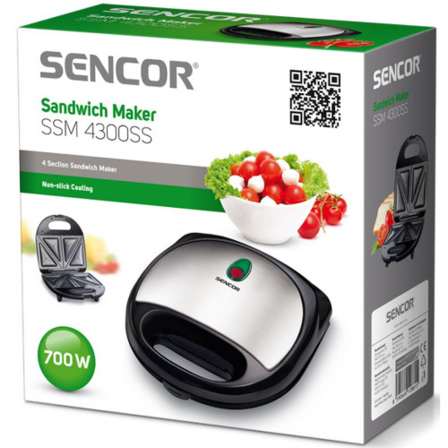 Сендвічниця Sencor SSM 4300 SS (SSM4300SS)