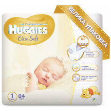 Підгузок Elite Soft 1 Mega 84 шт Huggies (5029053578057)