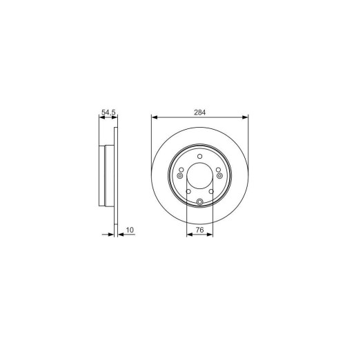 Гальмівний диск Bosch 0 986 479 T49