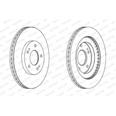 Гальмівний диск FERODO DDF1399