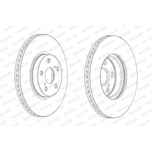 Гальмівний диск FERODO DDF1865C