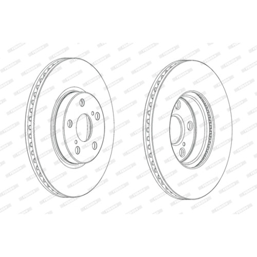 Гальмівний диск FERODO DDF1865C