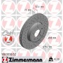 Гальмівний диск ZIMMERMANN 100.3330.52