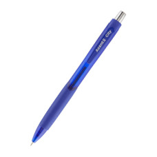 Ручка кулькова Axent City автоматична Синя 0.5 мм (AB1082-02-A)