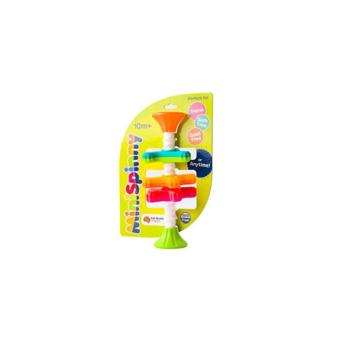 Розвиваюча іграшка Fat Brain Toys Пірамідка-спиннер тактильна MiniSpinny (F134ML)