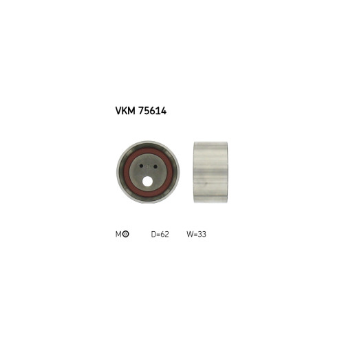 Ролик натягувача ременя SKF VKM 75614