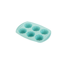 Форма для випікання Ardesto Tasty Baking на 6 шт 30 x 21 x 4 см Silicon Blue (AR2318T)