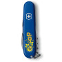 Ніж Victorinox Spartan Ukraine Blue "Квіти" (1.3603.2_T1050u)