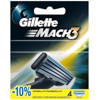 Змінні касети Gillette Mach 3 4 шт (3014260243531)