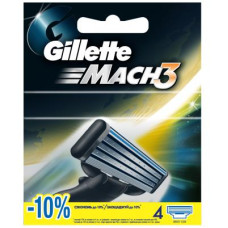 Змінні касети Gillette Mach 3 4 шт (3014260243531)