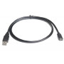 Дата кабель USB 2.0 AM to Type-C 1.0m Premium black REAL-EL (EL123500032)