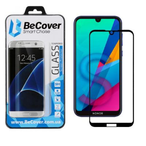 Скло захисне BeCover Honor 8S Black (704075)