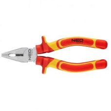 Плоскогубці Neo Tools комбіновані 160 мм, 1000 В, CrV, поліровані (01-220)