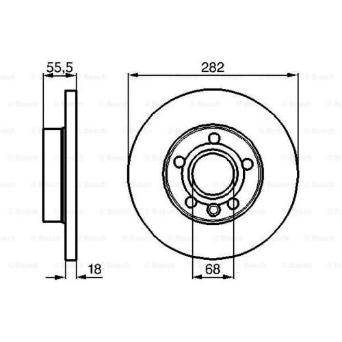 Гальмівний диск Bosch 0 986 478 870