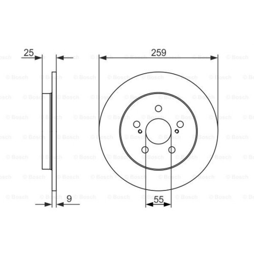 Гальмівний диск Bosch 0 986 479 721