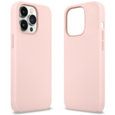 Чохол до мобільного телефона MakeFuture Apple iPhone 13 Pro Premium Silicone Chalk Pink (MCLP-AI13PCP)