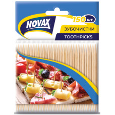 Зубочистки Novax бамбукові 150 шт. (4823058309101)