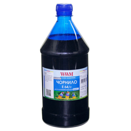 Чорнило WWM EPSON L110/L210/L355 1000g Cyan (E64/C-4)