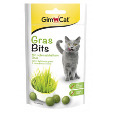 Вітаміни для котів GimCat GrasBits вітамінізовані таблетки з травою 40 г (4002064417271)