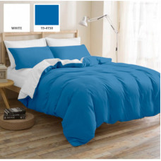 Постельное белье MirSon Бязь Premium Pablo Blue (11-2107+19-4150) King Size (2200001172449)