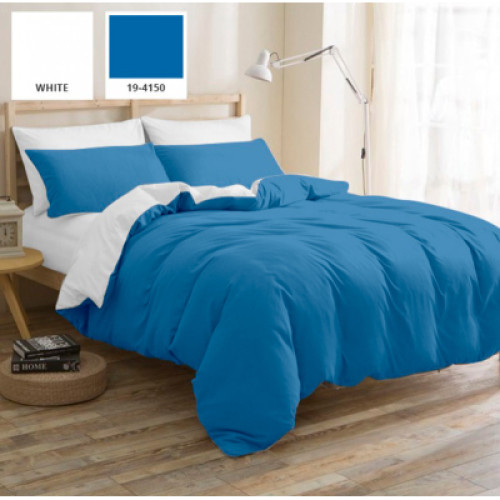 Постельное белье MirSon Бязь Premium Pablo Blue (11-2107+19-4150) King Size (2200001172449)