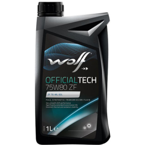 Трансмісійна олива Wolf OFFICIALTECH 75W80 ZF 1л (8325601)