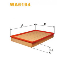 Повітряний фільтр для автомобіля Wixfiltron WA6194