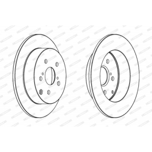 Гальмівний диск FERODO DDF1419