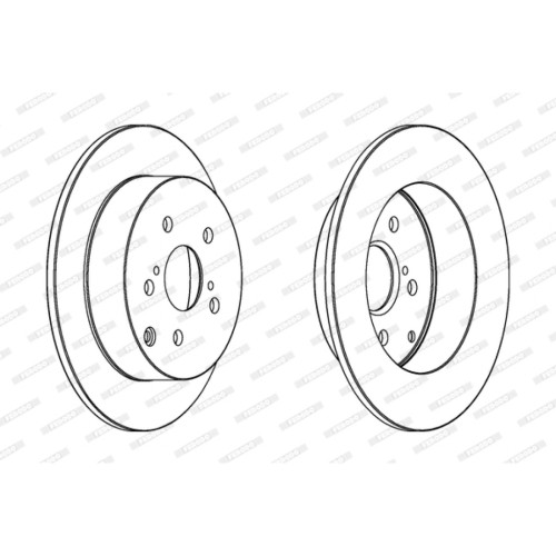 Гальмівний диск FERODO DDF1419