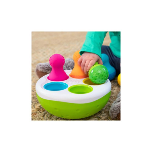 Розвиваюча іграшка Fat Brain Toys Сортер-балансир Неваляшки Spinny Pins (F248ML)