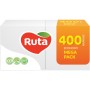 Серветки столові Ruta Mega Pack 1 шар 24х24 см Білі 400 шт. (4820023744622)