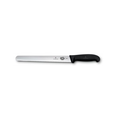 Кухонний ніж Victorinox Fibrox Larding 25 см Serrated Black (5.4233.25)