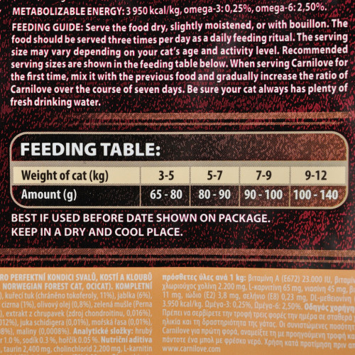 Сухий корм для кішок Carnilove Cat Large Breed 2 кг (8595602512768)