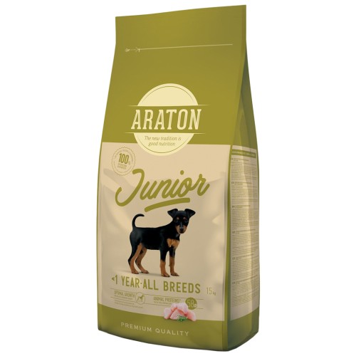 Сухий корм для собак ARATON Junior All Breeds 15 кг (ART45637)