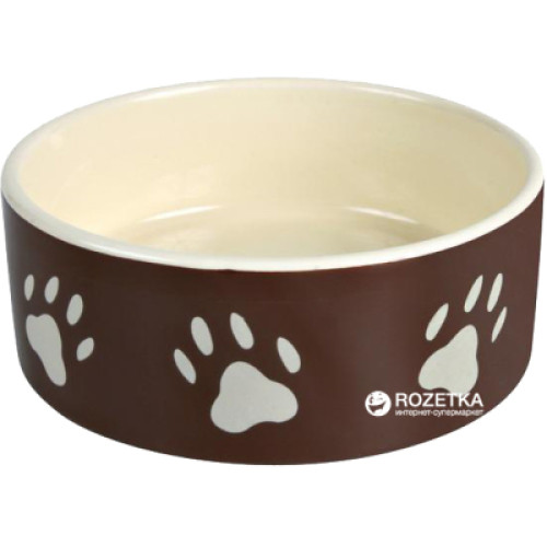 Посуд для котів Trixie Миска з лапками 300 мл/12 см (4047974245316)
