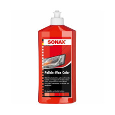 Автополіроль Sonax Polish Wax Color NanoPro red 250мл (296441)