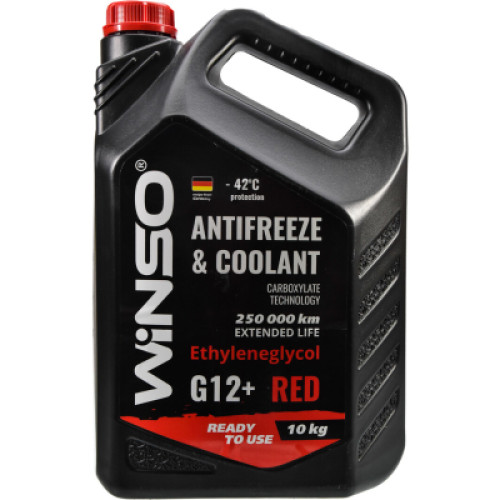 Антифриз WINSO COOLANT WINSO RED G12+ 10kg (881050)