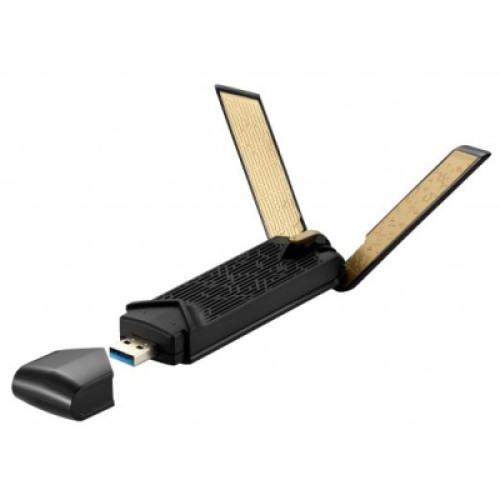 Мережева карта Wi-Fi ASUS USB-AX56 AX1800 USB 3.0 WPA3 MU-MIMO OFDMA (USB-AX56)